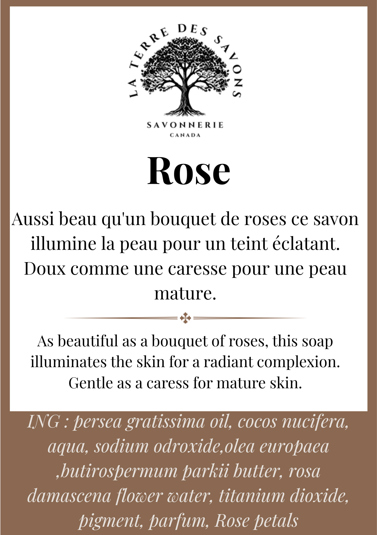 Savon Rose