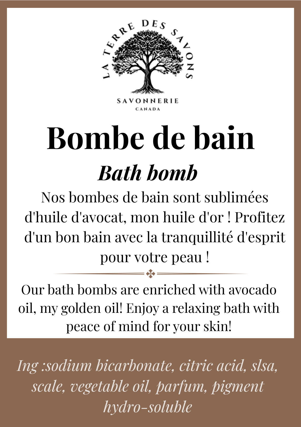 Bombe de bain Océan