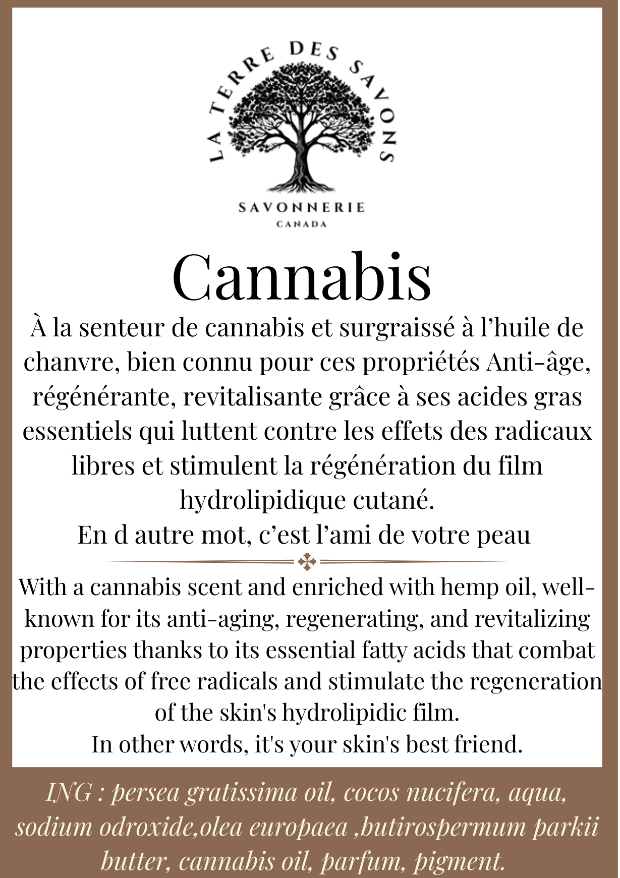 Savon Cannabis