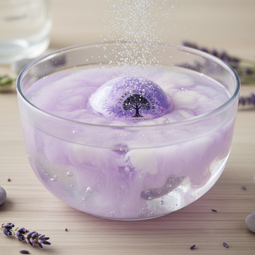 Bombe de bain Lavande