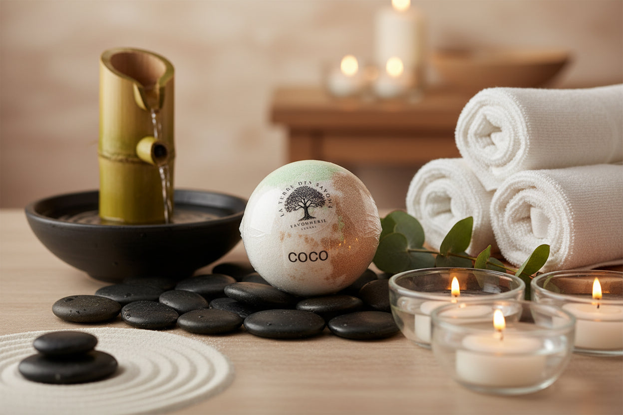 Bombe de bain Noix de coco