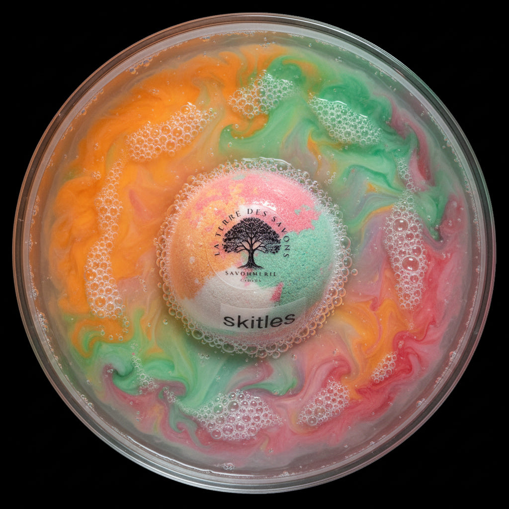 Bombe de bain skitles