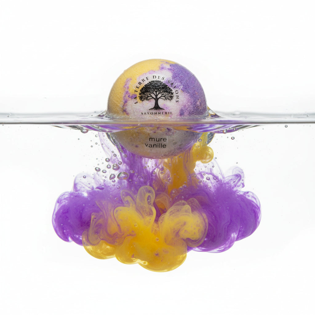 Bombe de bain Mûre & Vanille