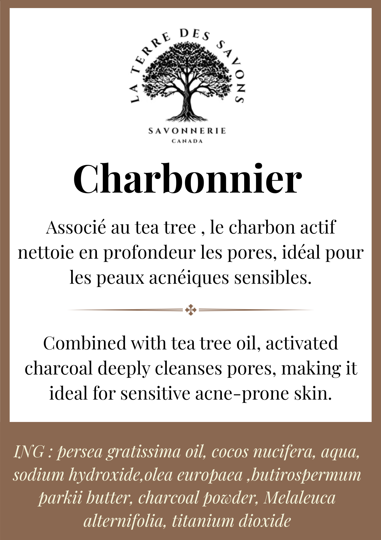 Savon Charbon