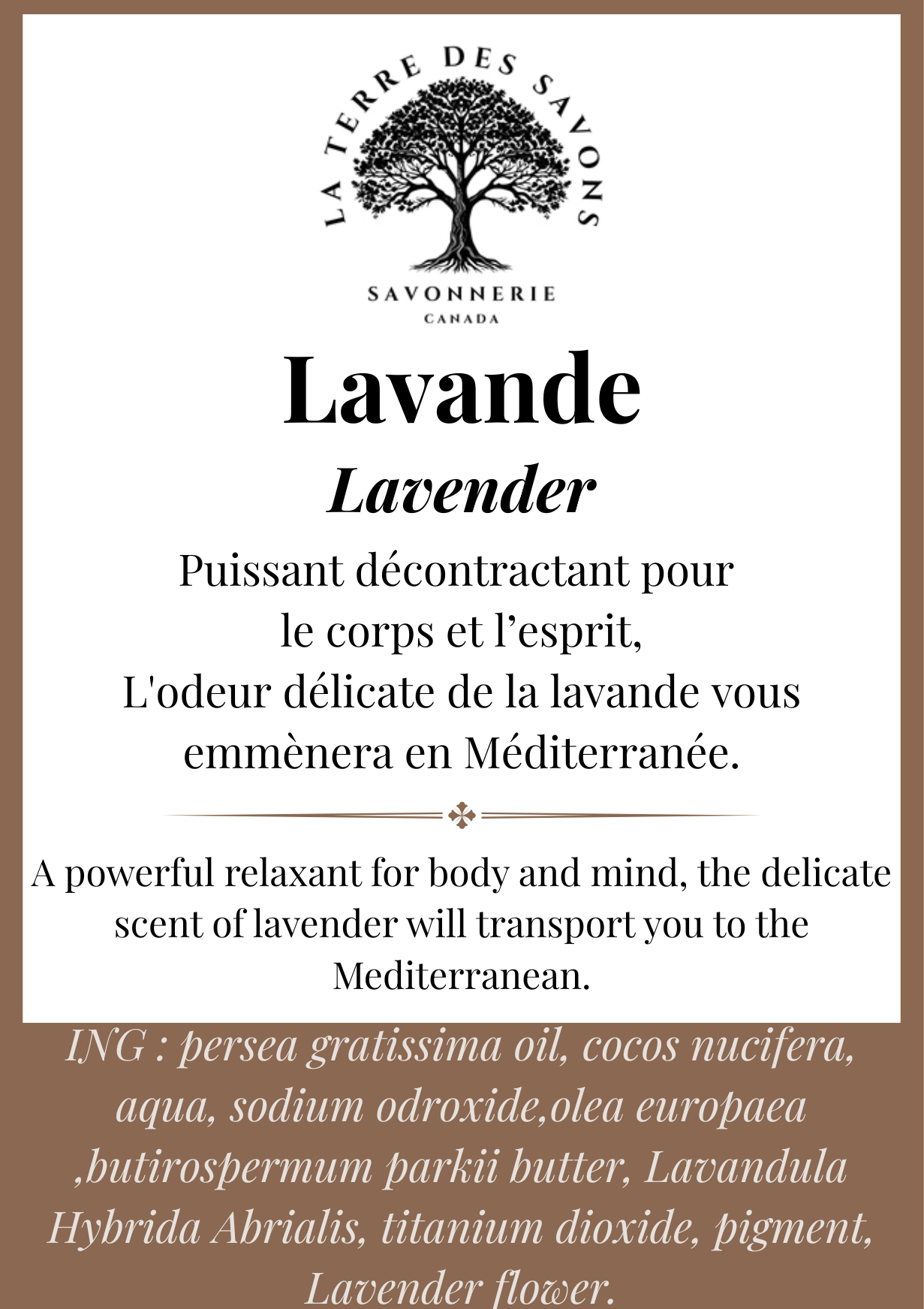 Savon Lavande