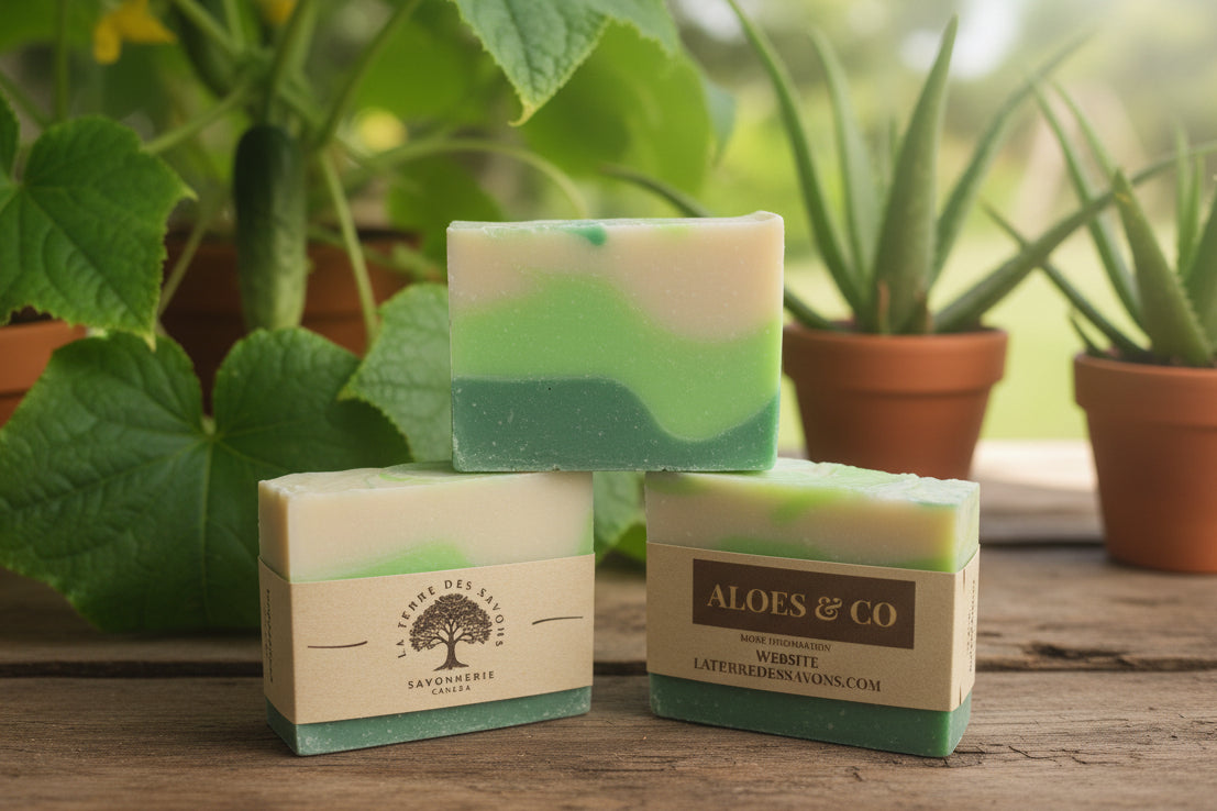 Savon Aloe vera et Concombre