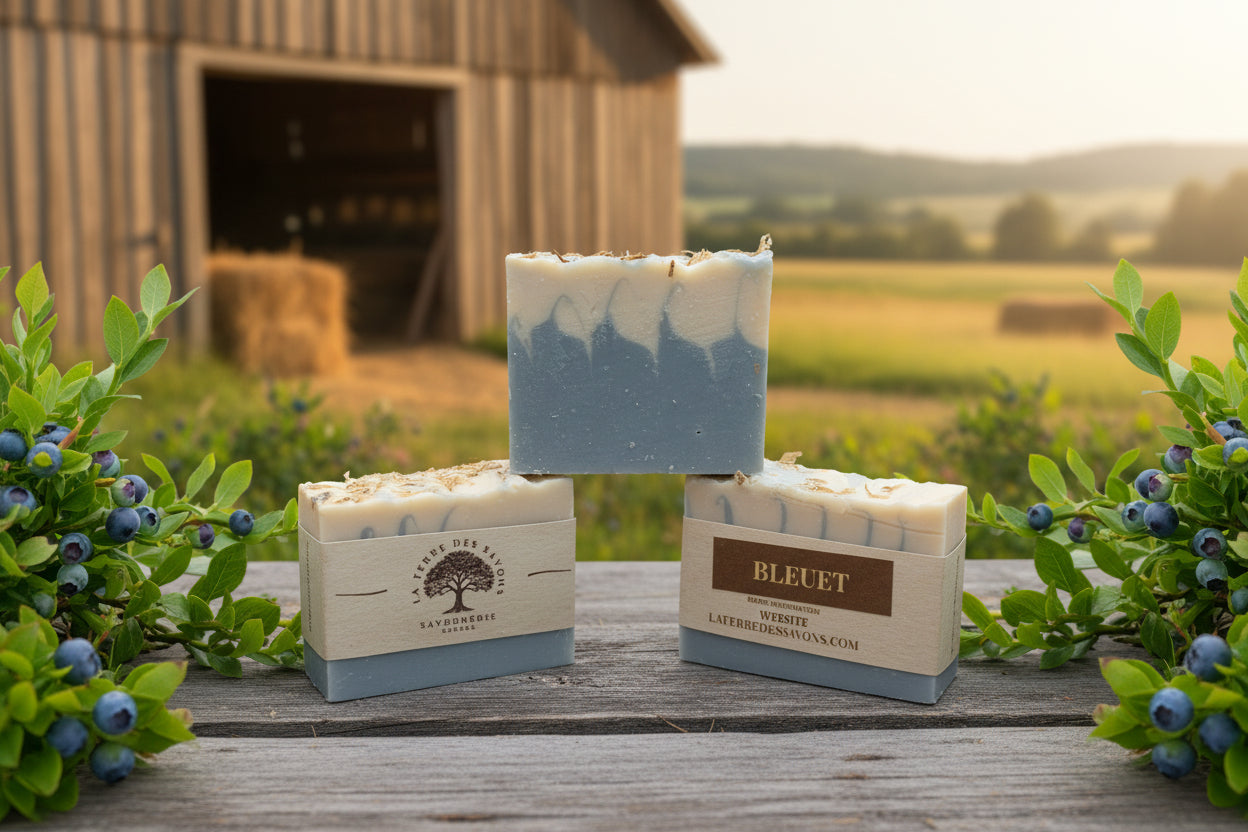 Savon aux bleuets